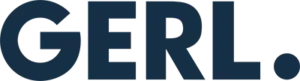 Logo GERL. Blau
